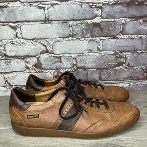 Mephisto Chestnut Brown Leather Steve Urban Sneaker Shoes Men’s Sz 10.5M US/44EU
